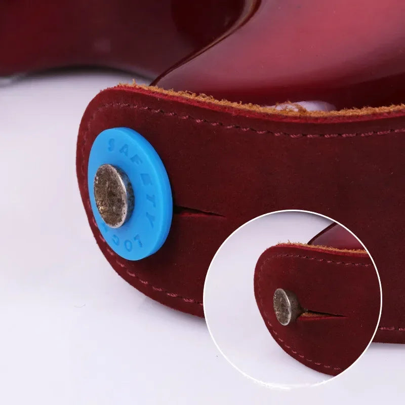 1PC Guitar Strap Lock Guitar Accessories Electric Wooden Guitar Strap Locks Buckle Blocks Rubber Material Bass Guitar Parts