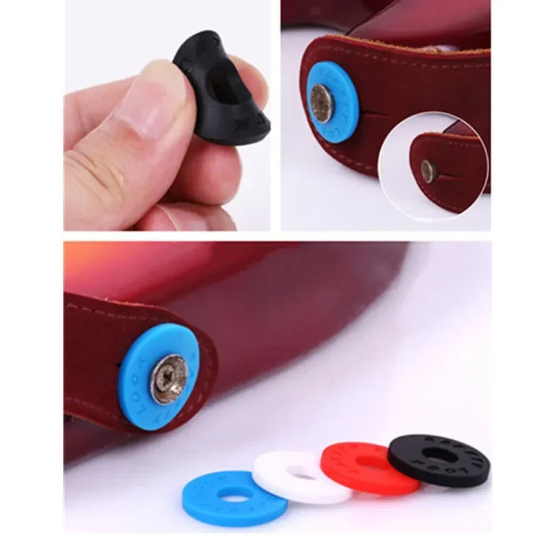 1PC Guitar Strap Lock Guitar Accessories Electric Wooden Guitar Strap Locks Buckle Blocks Rubber Material Bass Guitar Parts