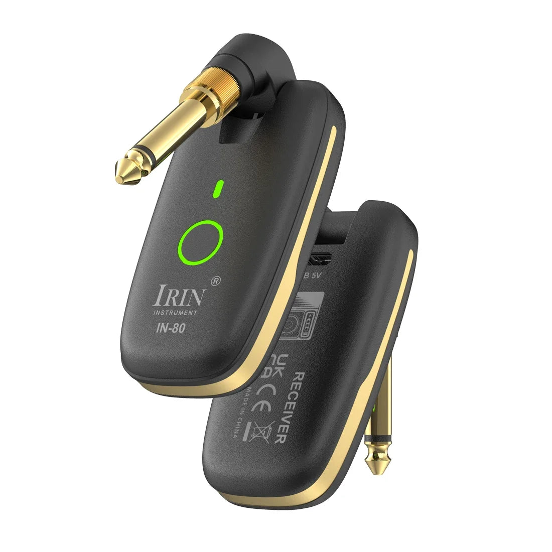 IN-80 Guitar Wireless System Transceiver Audio Amplifier Wireless Guitar Transmitter Receiver for Electric Guitar Bass Part